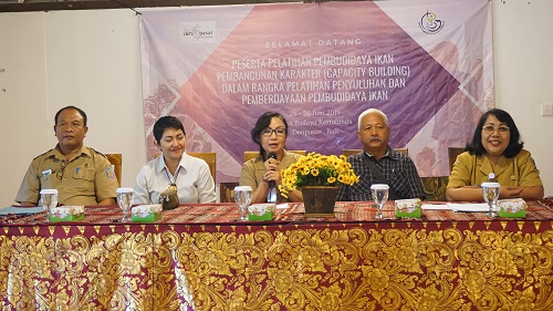 Pelatihan Capacity Building Bangun Kelompok Mandiri Pembudidaya Ikan Kota Denpasar