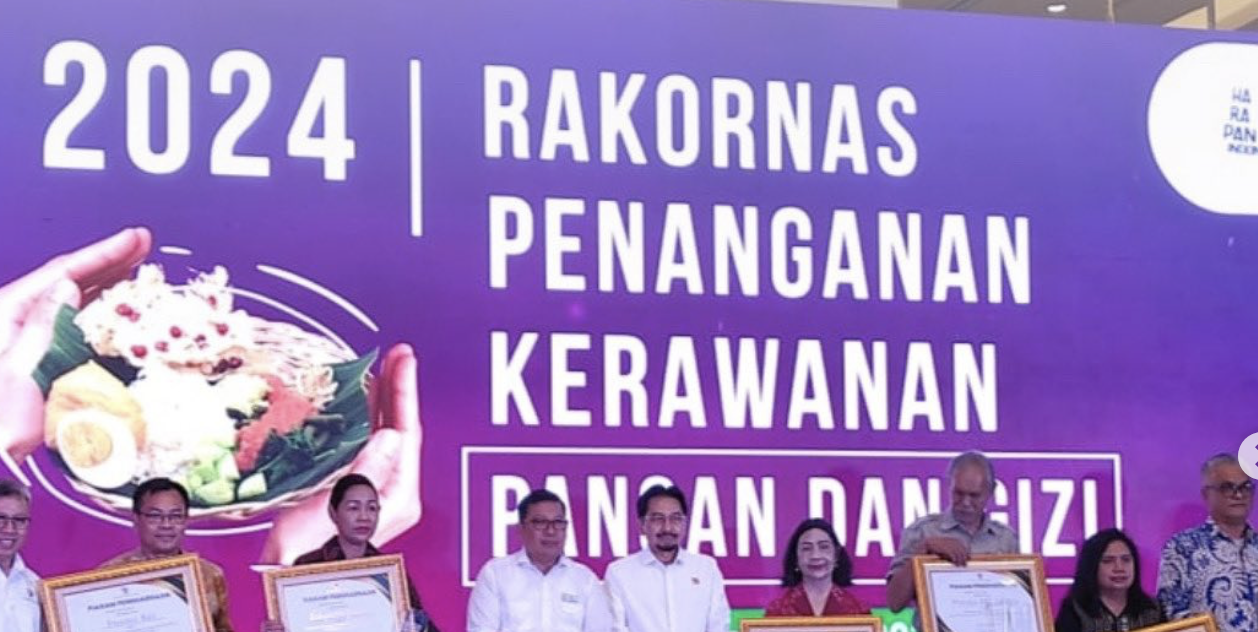 PEMERINTAH KOTA DENPASAR MELALUI DPKP DENPASAR MEMPEROLEH PENGHARGAAN INDEKS KETAHANAN PANGAN (IKP) NASIONAL 2023