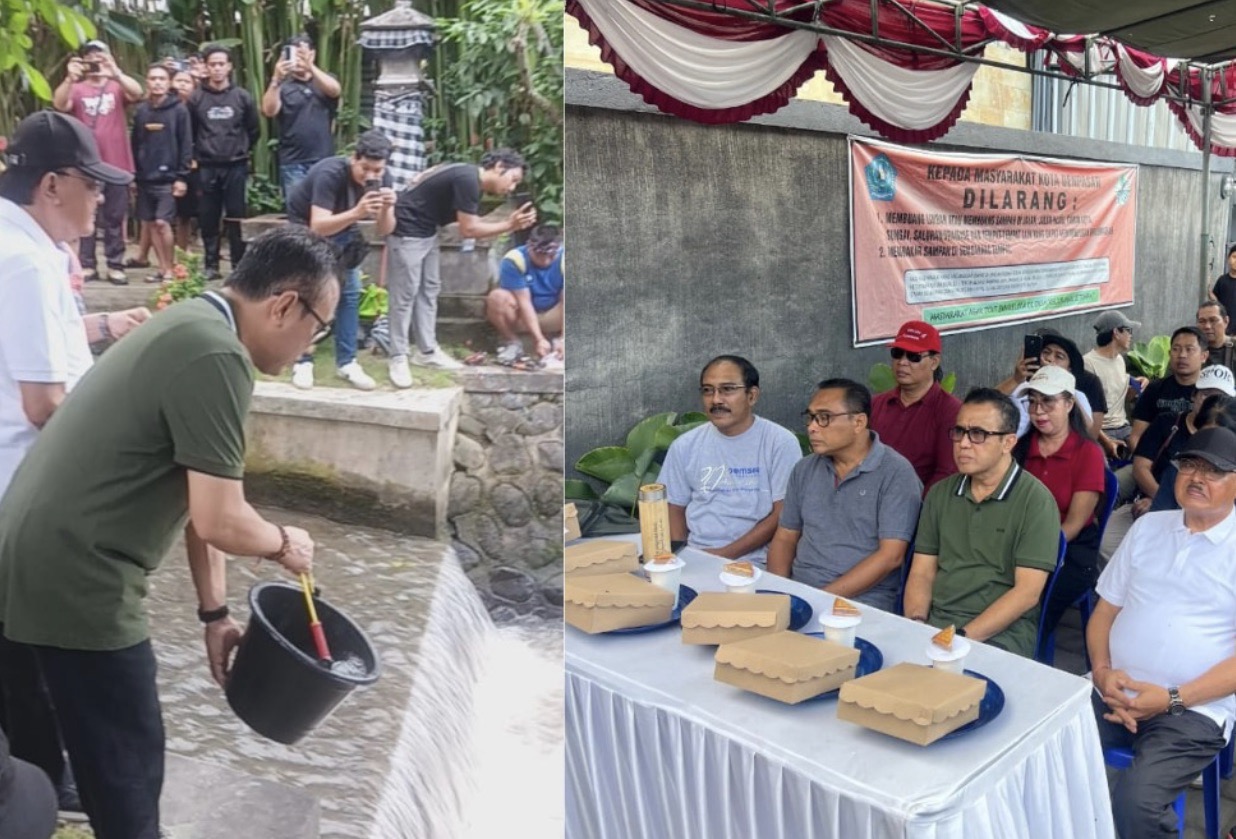 Lomba Mancing dan Penebaran Lele Konsumsi di Tukad Lilaulangun, Denpasar Timur 
