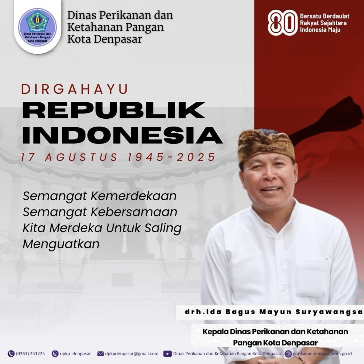 Dirgahayu Republik Indonesia Ke-80