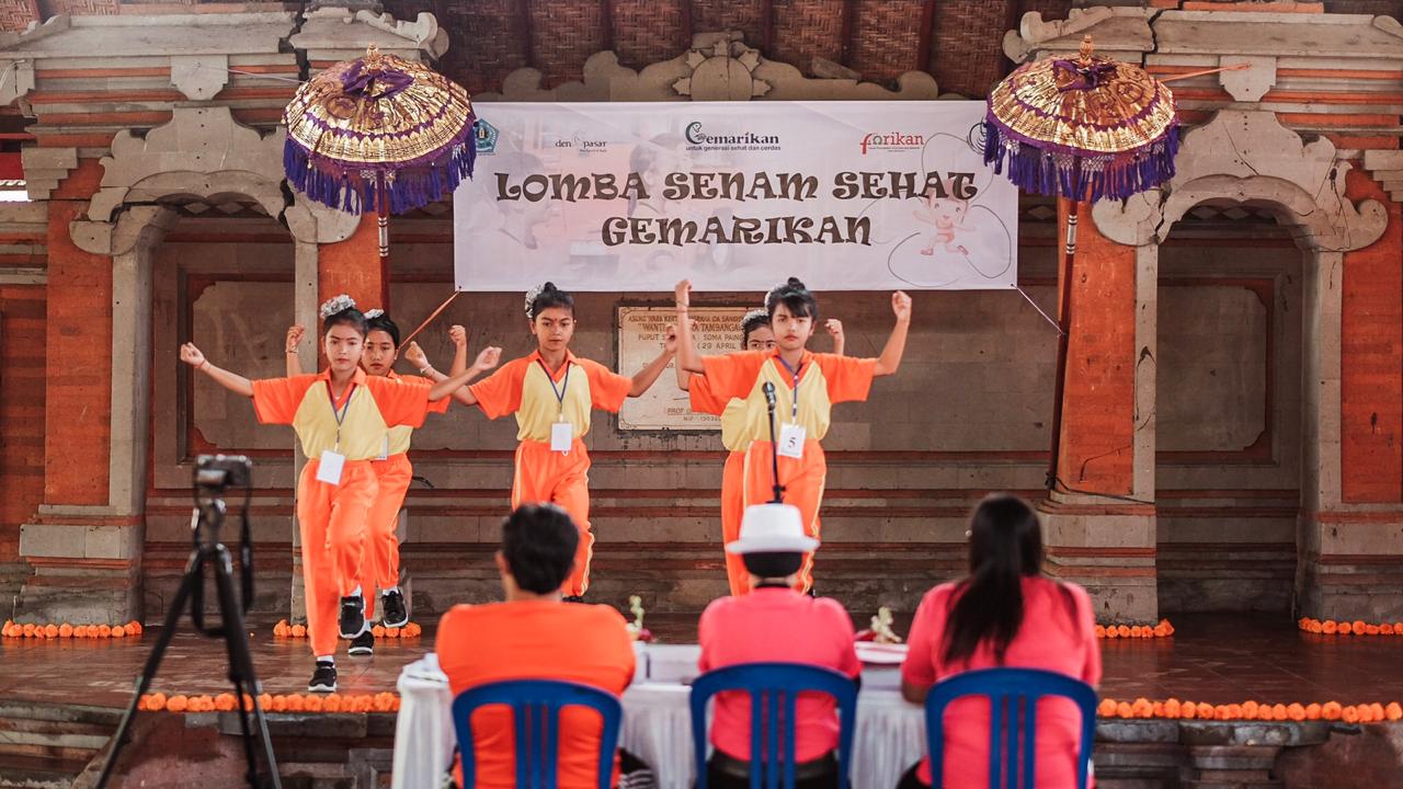 Lomba Senam Gemarikan Antusias Diikuti Anak SD, Tanamkan Makna Gemarikan